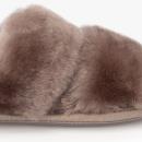 Ladies Poppy Open Toe Sheepskin Slider Coffee Extra Image 4 Preview